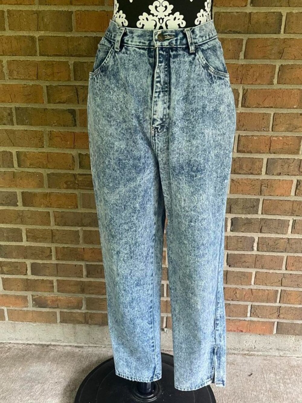Vintage 80's Stefano Acid Wash Mom High Rise Jeans Size 32/16W